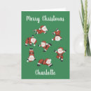 Search for exercise christmas cards Santa