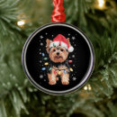 Search for yorkie christmas tree decorations Green