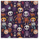 Search for skeleton fabric Halloween