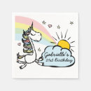 Search for unicorn napkins For her