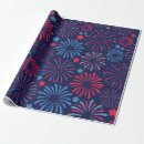 Search for fireworks wrapping paper Blue