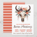 Search for bull skull invitations Bohemian