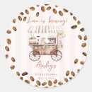 Search for brew love stickers Coffee bridal shower