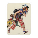 Search for woman rectangular magnets Norman rockwell