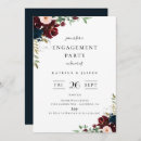 Search for burgundy engagement party invitations Fall