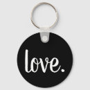 Search for love life key rings Black