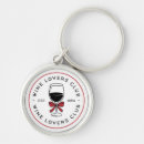 Search for wine lover key rings Red