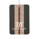 Search for glitter car air fresheners Monogrammed