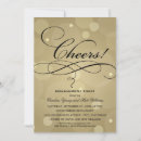 Search for champagne toast engagement party invitations Bubbly