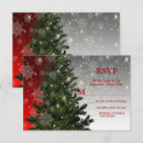 Search for silver snowflakes rsvp cards Red