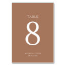 Search for rustic wedding table cards Terracotta