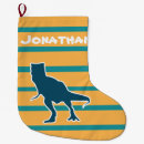 Search for t rex christmas stockings Blue