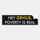 Search for poverty bumper stickers Politics