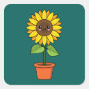 Search for smiling sunflower stickers Cartoon