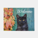 Search for black cat doormats Cute