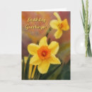 Search for daffodil flower birthday cards Yellow