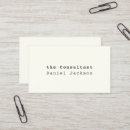 Search for typewriter font business cards Simple