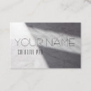 Search for lights standard business cards Black