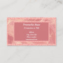 Search for glitter border business cards Pink
