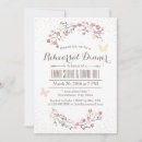 Search for garden rehearsal dinner invitations Butterfly