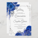 Search for royal blue quince invitations Watercolor flowers
