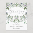 Search for birthday thank you postcards Quinceanera