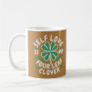 Search for luck of the irish mugs Four leaf clover