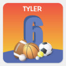 Search for 6th birthday boy stickers Sports