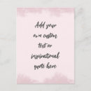 Search for pink text postcards Create your own