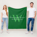 Search for holiday blankets Green