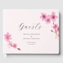 Search for cherry blossom wedding guest books Sakura