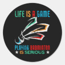 Search for i love badminton stickers Racket