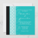 Search for turquoise square invitations Contemporary