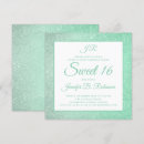 Search for monogram sweet 16 invitations Modern