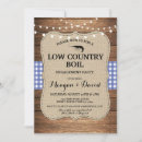 Search for low country boil invitations Lobster