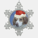 Search for brittany spaniel christmas tree decorations Animal