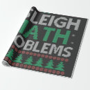 Search for funny xmas wrapping paper Santa