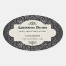 Search for damask oval stickers Pattern