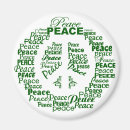 Search for peace magnets Green