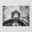 Search for black and white photography postcards Eiffel tower