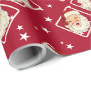 Search for red santa wrapping paper Retro