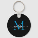 Search for monogram elegant key rings Black