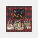 Search for alice in wonderland table napkins Mad hatter