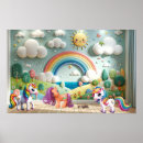 Search for unicorn room decor posters Rainbow