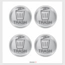 Search for white trash stickers Bin