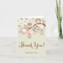 Search for owl thank you cards Rustic