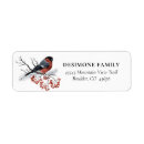 Search for winter berry return address labels Bird