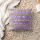 Search for purple hearts cushions For her