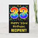 Search for 33rd birthday cards 33 years old