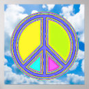 Search for world peace on earth posters Symbol